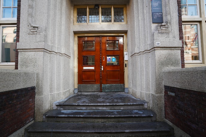 Main entrance of the building