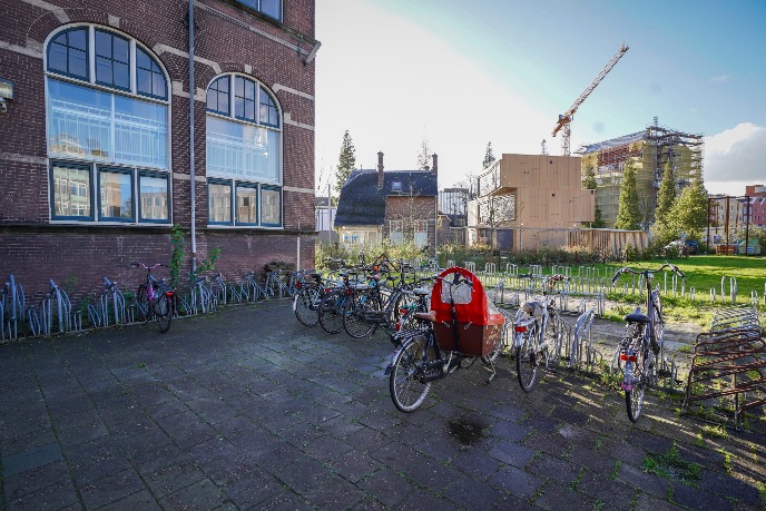 Fietsparkeerplaatsen op locatie