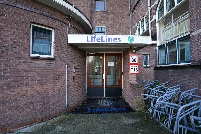 Main entrance of the building