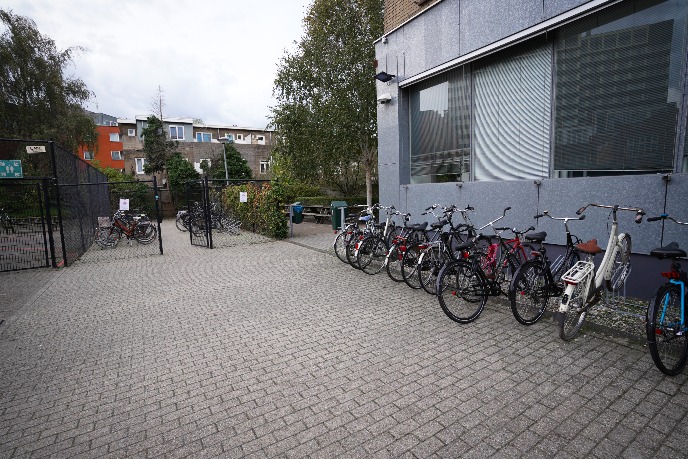 Fietsparkeerplaats op locatie