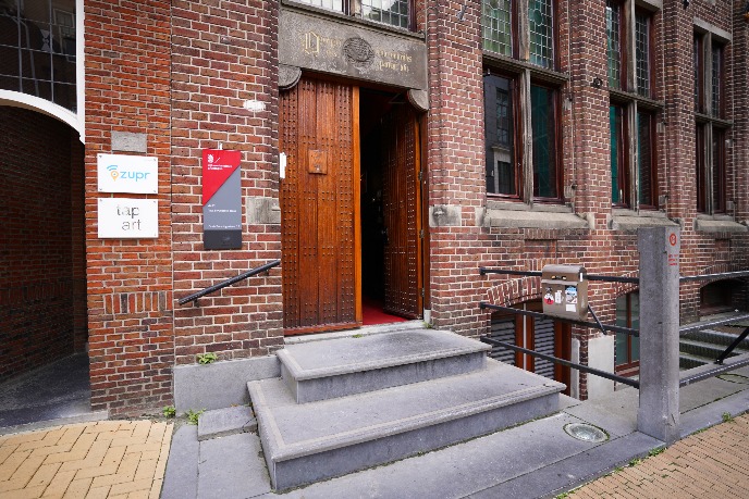Main entrance of the building