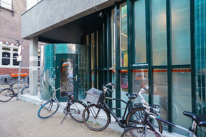 Main entrance of the building