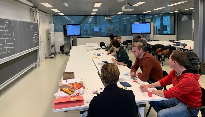 An active learning classroom in the Bernouilliborg at Zernike