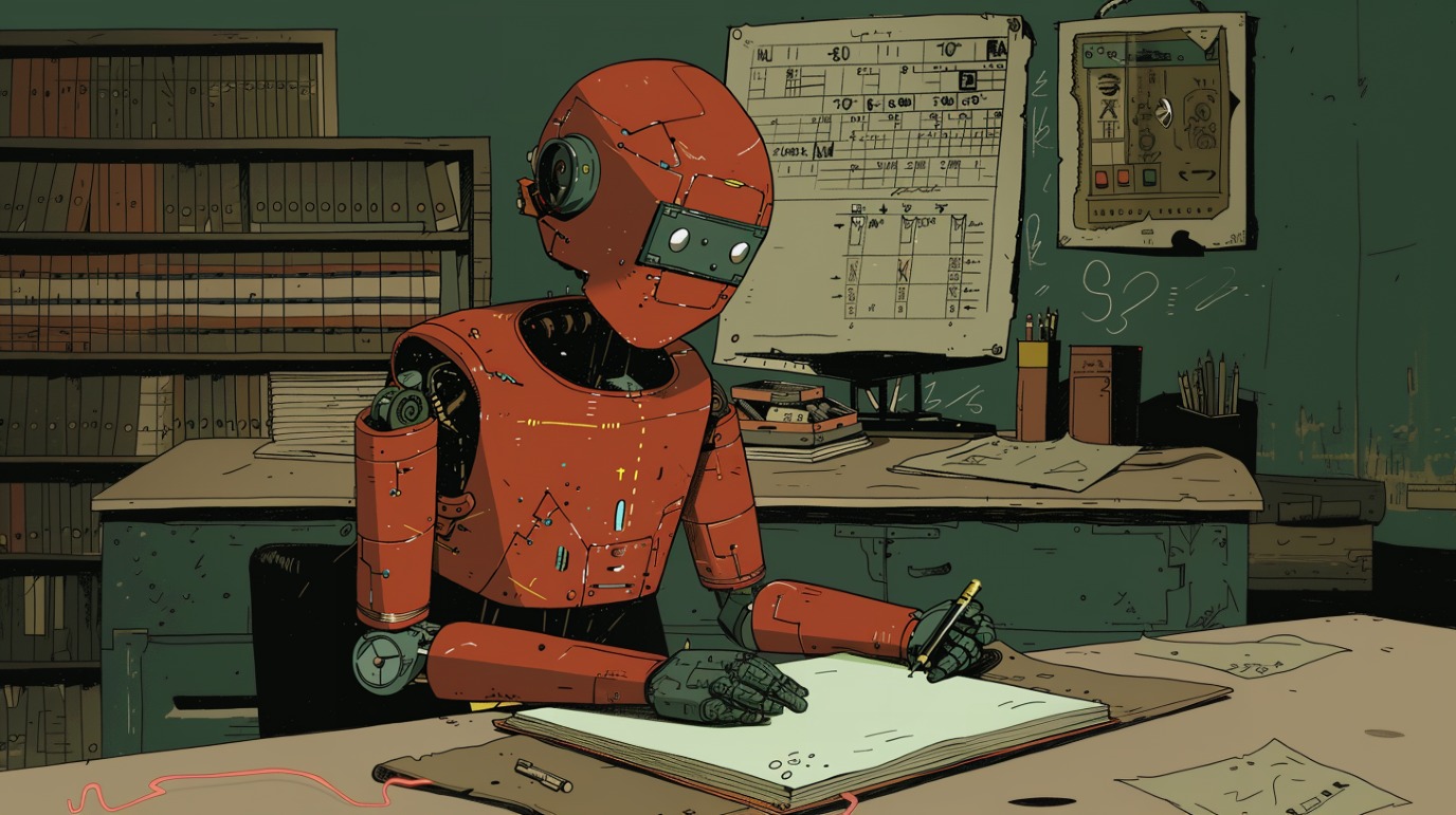 Robot writing