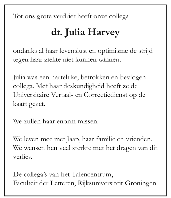 Julia Harvey