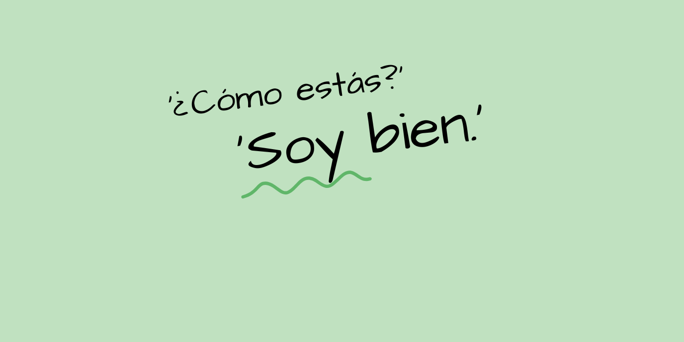 &iquest;C&oacute;mo est&aacute;s? Soy bien.