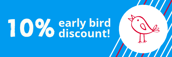 Profiteer tijdelijk van 10% early bird-korting!