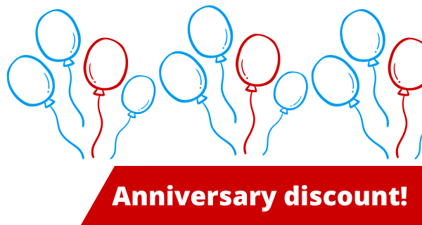 Special anniversary discount on a selection of courses!