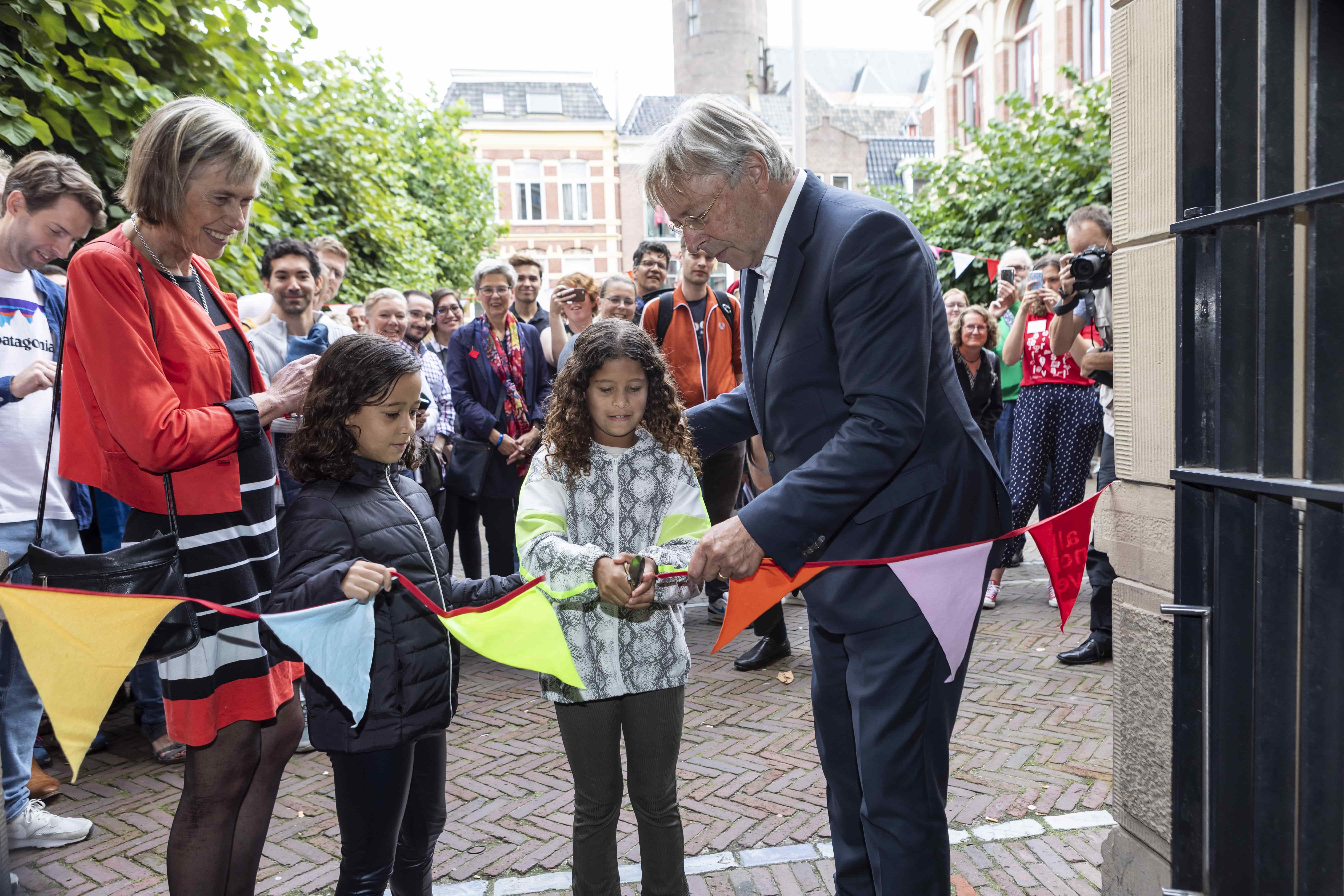 Burgemeester en decaan openen het LetterenfestivalThe Dean and the Mayor open the festival