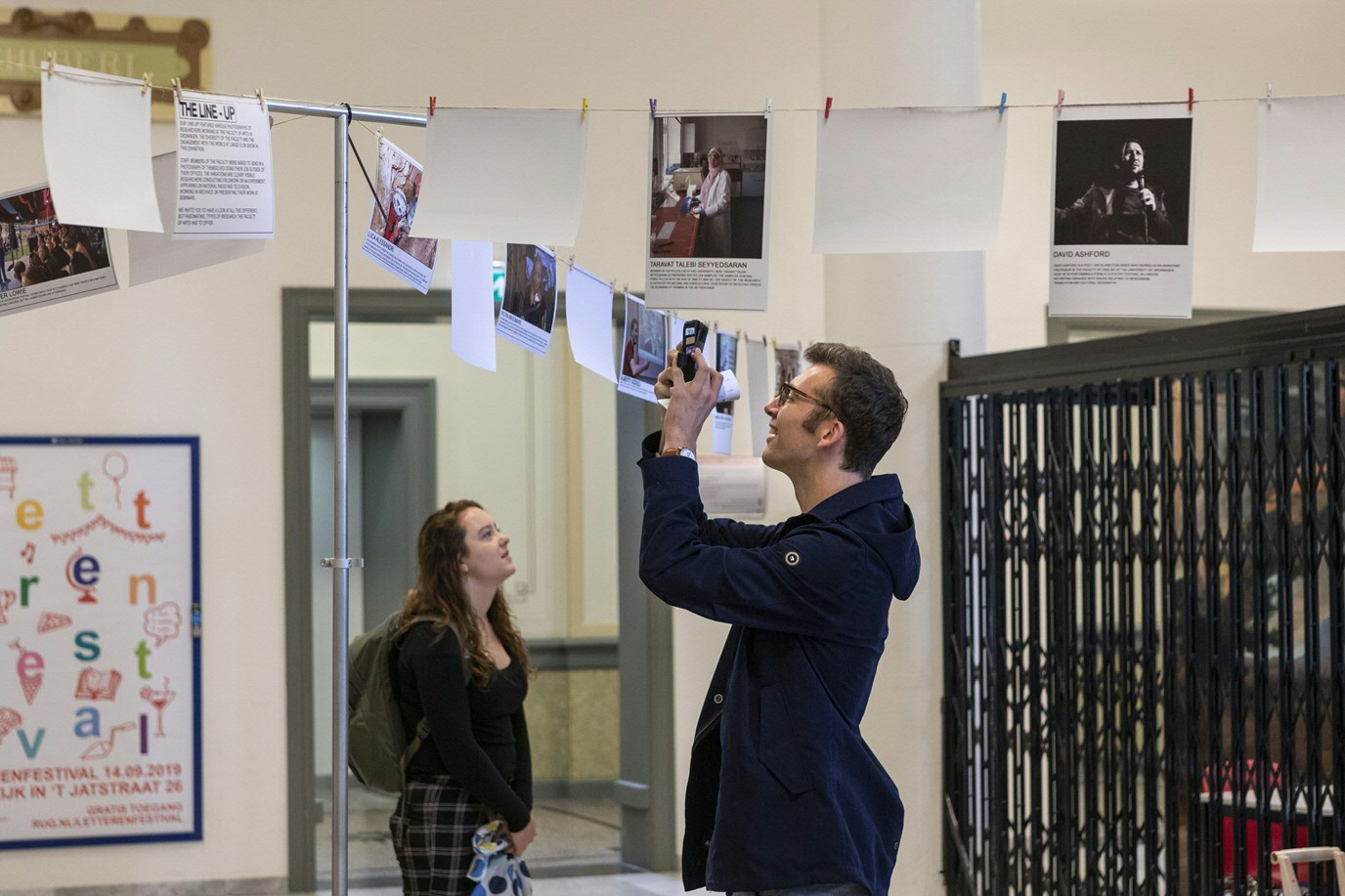 Fototentoonstelling van Letteren-onderzoekersPhoto exhibition of Arts researchers