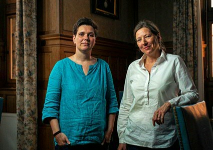 Onderzoekers Jacolien van Rij-Tange en Simone Sprenger