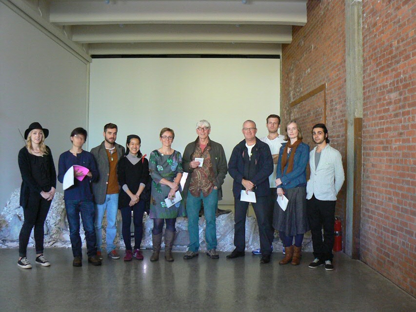 Students in New York, with Joseph Beuys