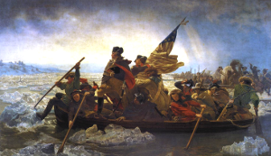 Washington crossing the Deleware by Emanuel Leutze