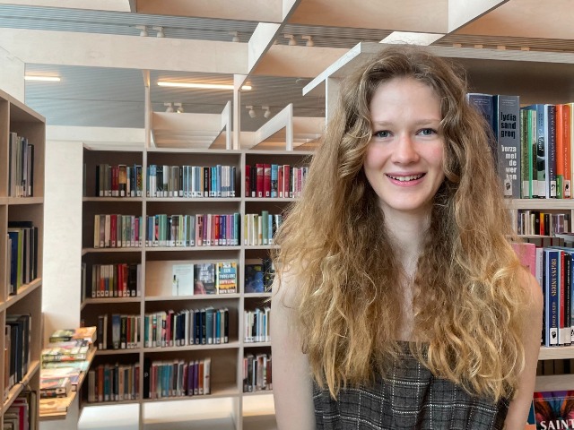Iris van der Pol, eerstejaars bachelorstudent 