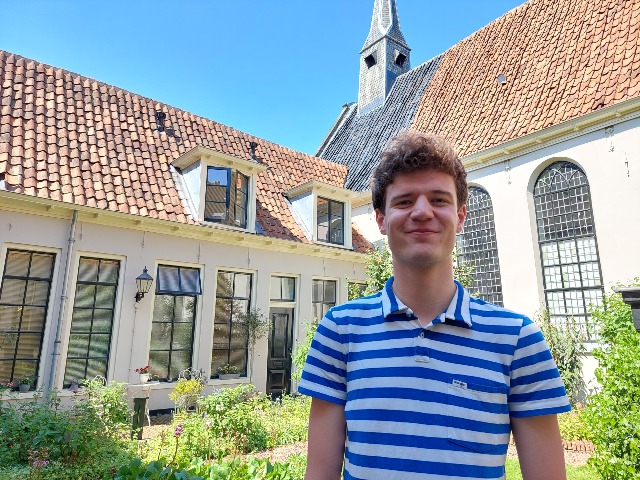 Alec de Jong, tweedejaars bachelorstudent Nederlands