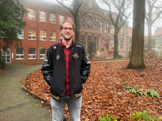 Educatieve masterstudent Gerrian van Vaals