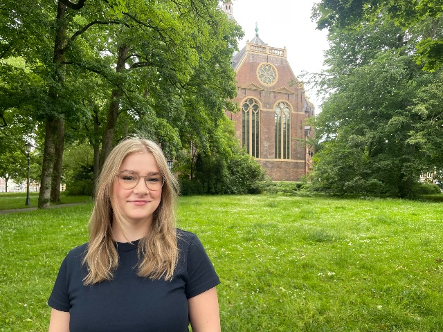 Maud van der Haar, tweedejaars bachelorstudent
