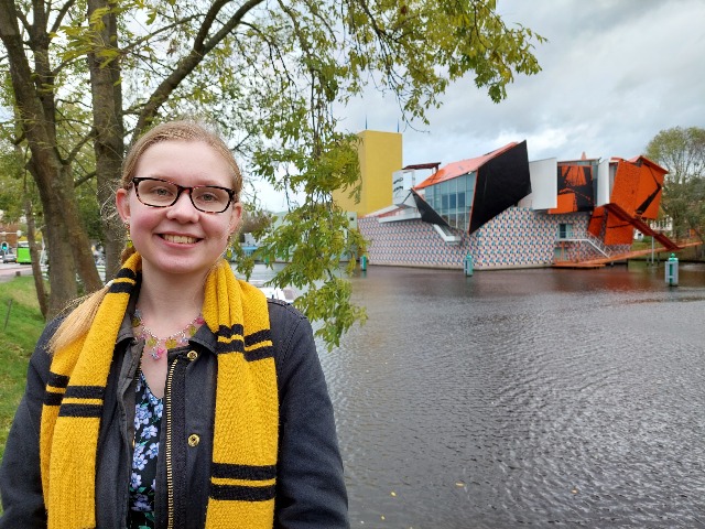 Masterstudent Neerlandistiek Amber Idzinga