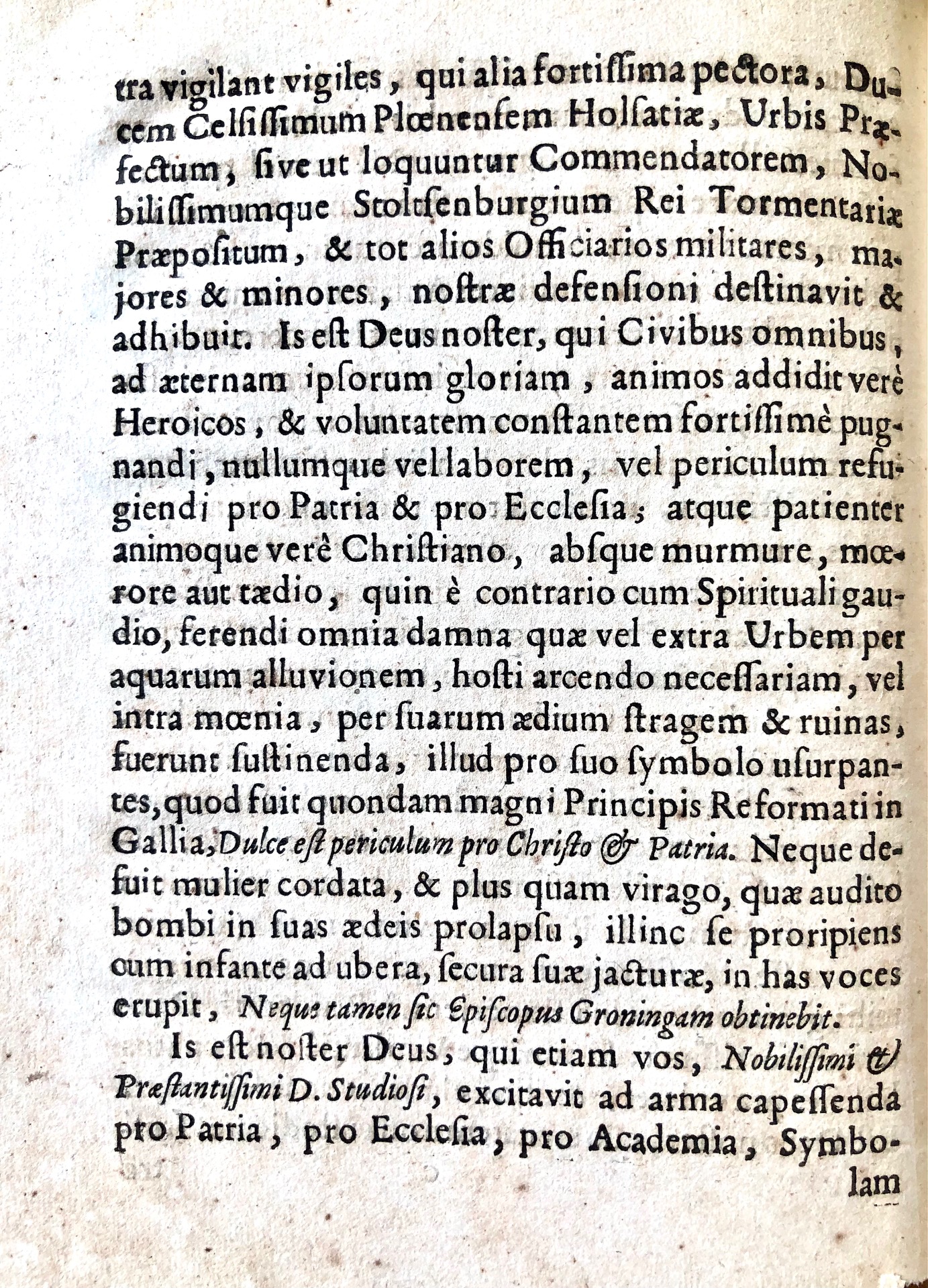 Maresius, Discursus, fol. c1v-c2rMaresius, Discursus, fol. c1v-c2r