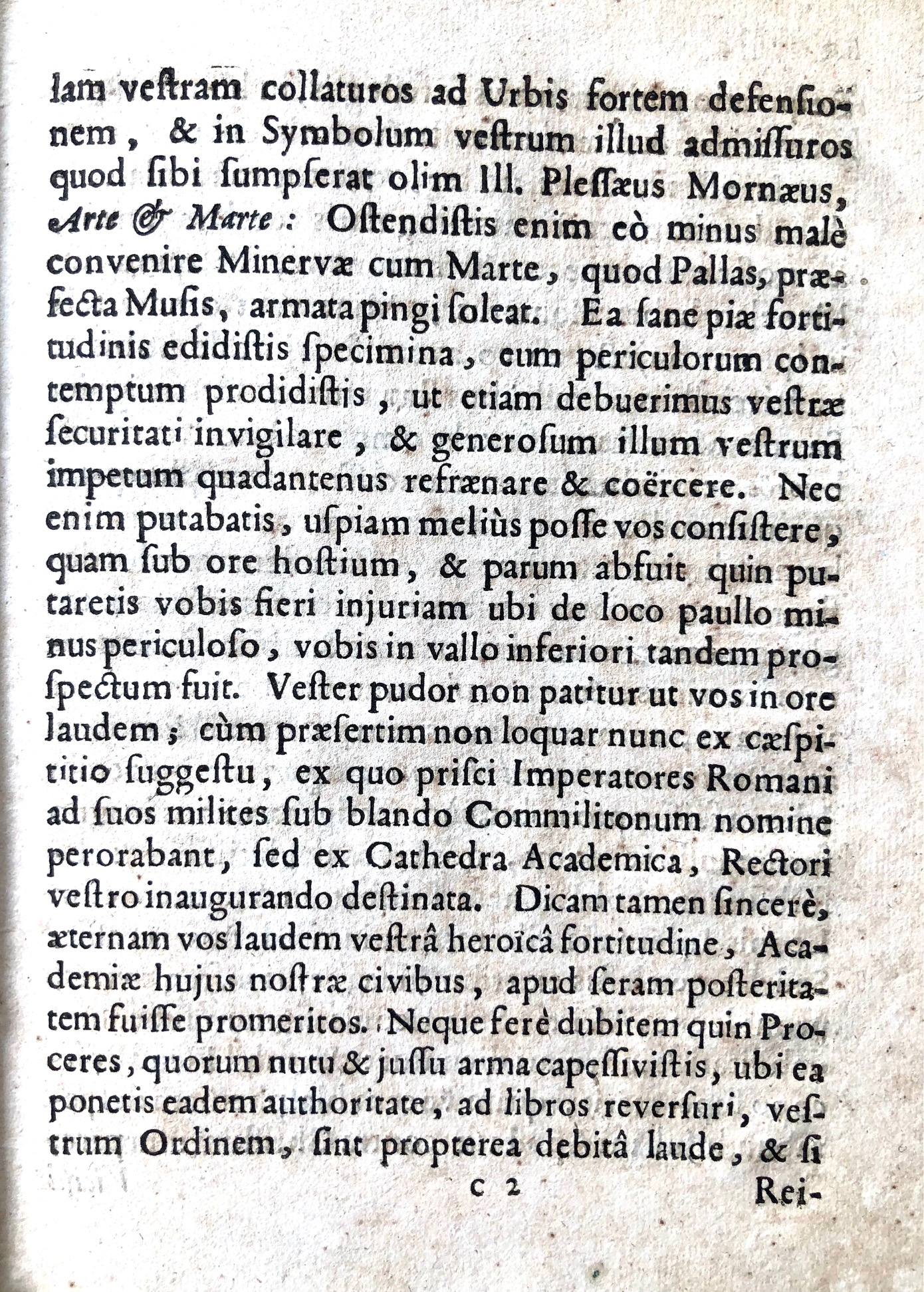 Maresius, Discursus, fol. c1v-c2r
