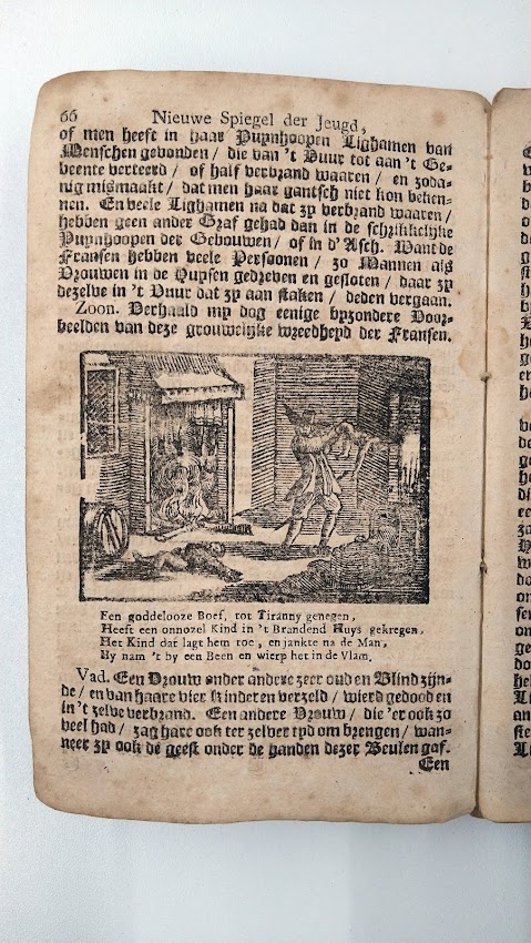 Example of the French atrocities as depicted in ‘The New Mirror’