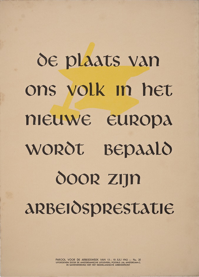 .The place of our people in the new Europe will be decided by its achievements through labour