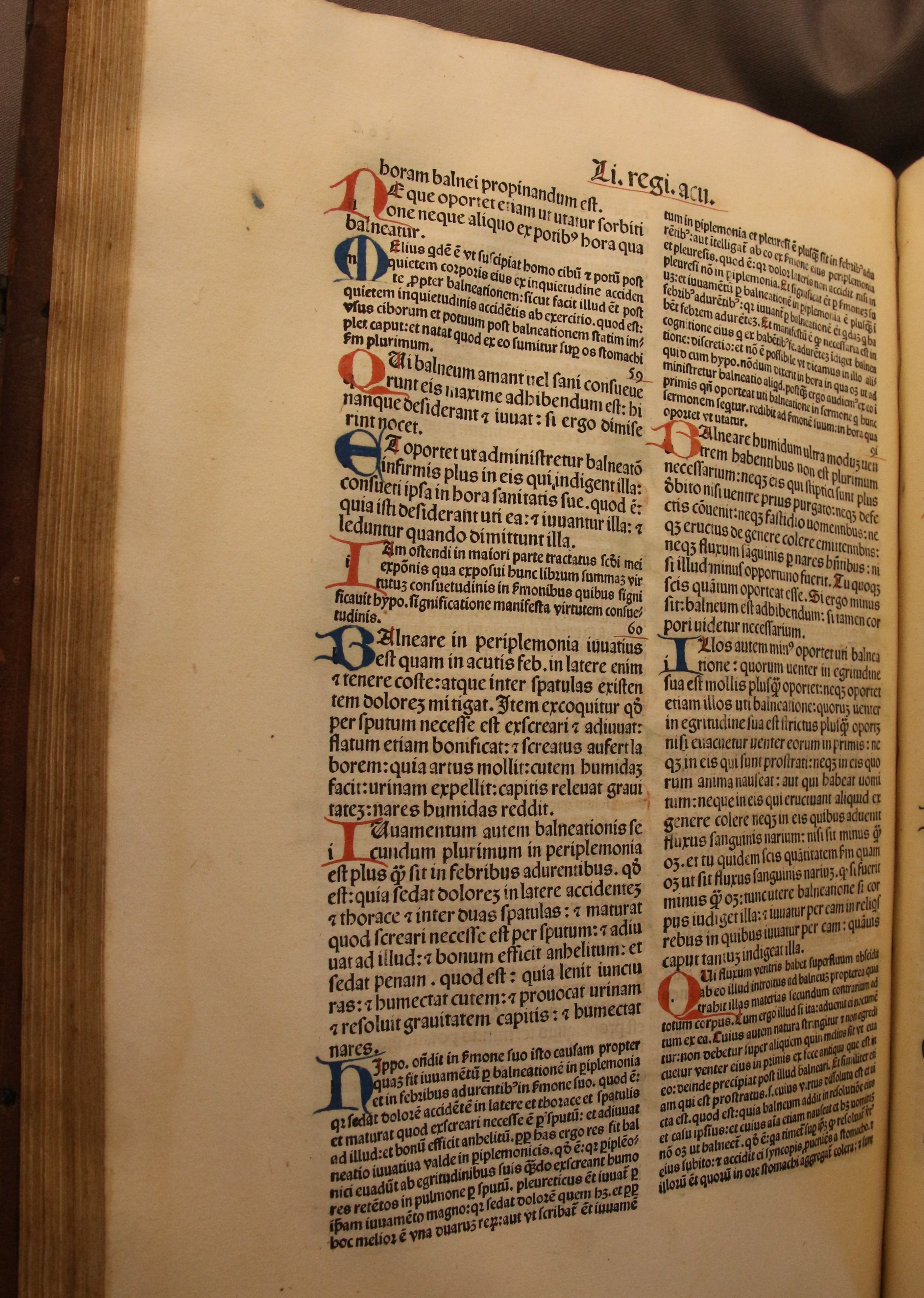Ill. 1: Articella, een verzameling medische werken gedrukt door Baptista de Tortis in Venetie in 1487 