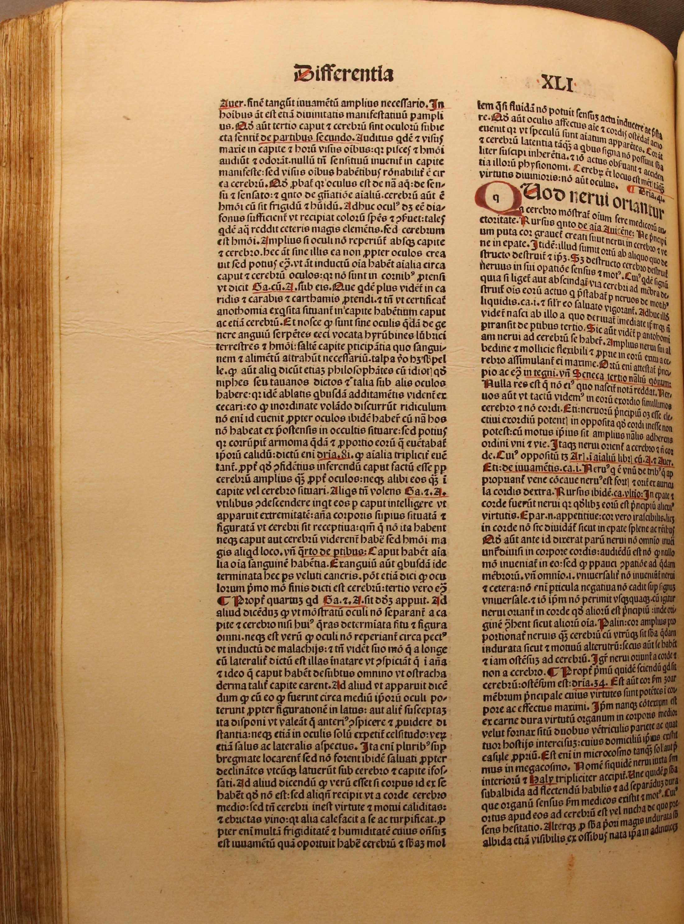 Ill. 2: The philosophical medical works by Petrus de Abano, printed by Johannes Herbort in Venice in 1483