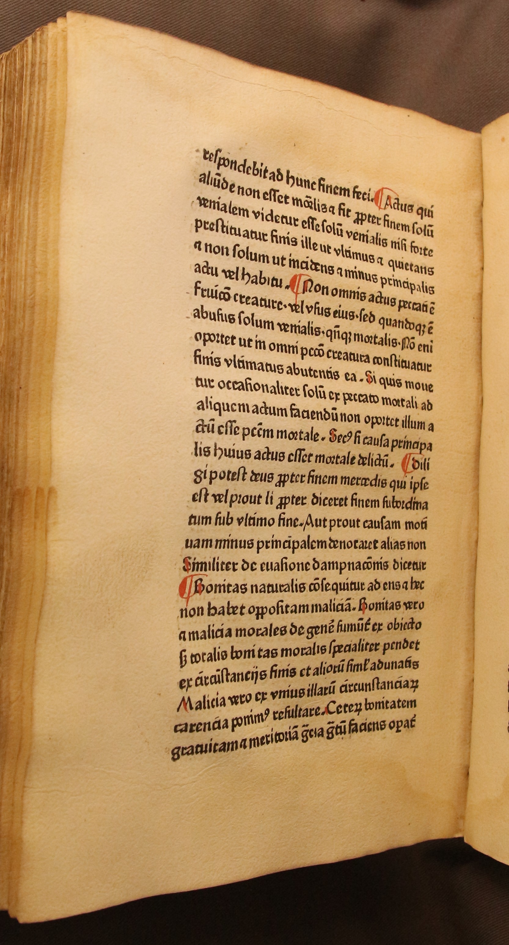 Ill. 3: Het werk over de kerkelijke kalender van Johannes Langer de Bolkinhayn gedrukt door Peter Schöffer in Mainz in 1489 
