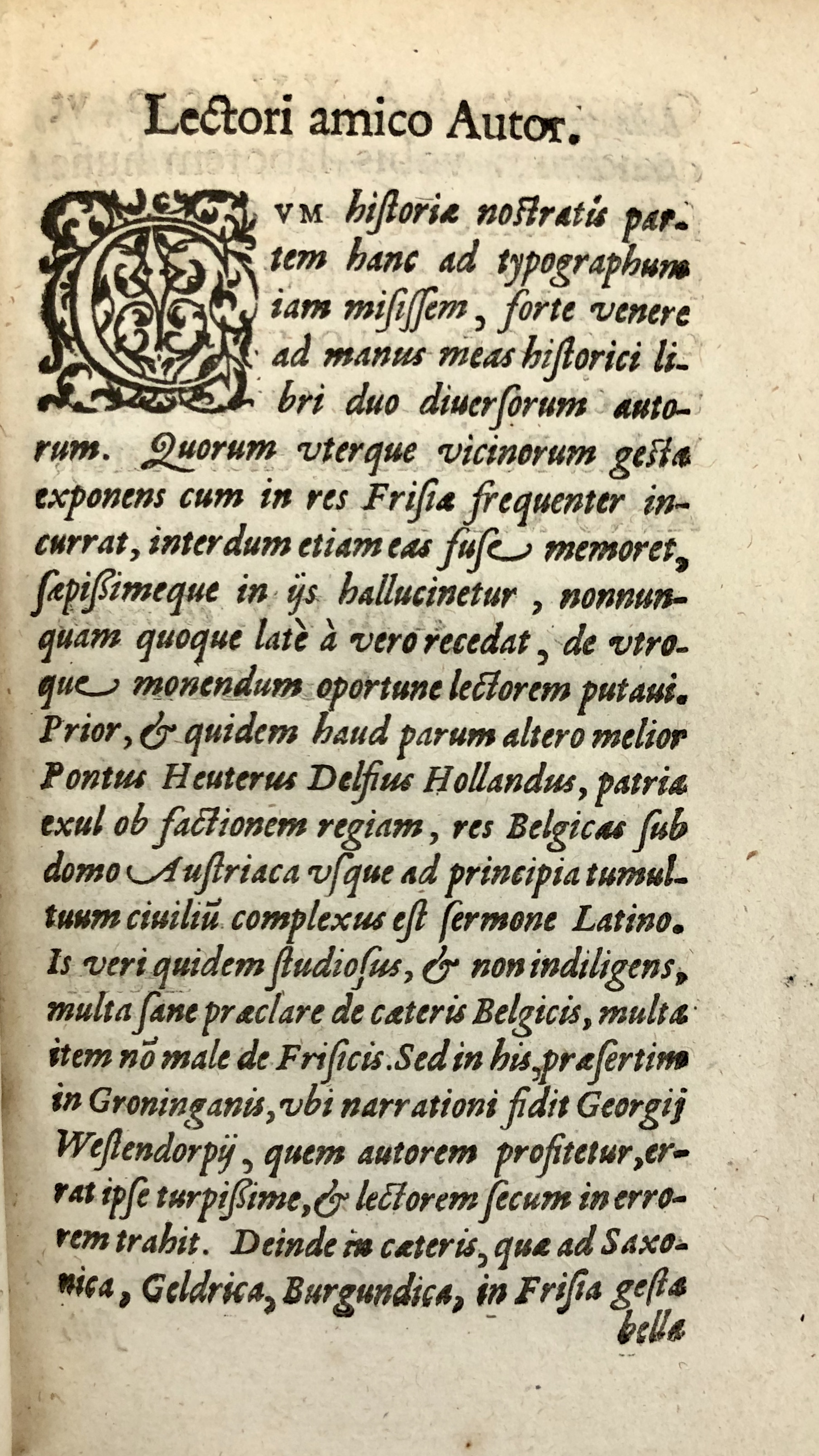 3. Ubbo Emmius, Rerum Frisicarum historia (Leiden 1599), fol. *7r03. Ubbo Emmius, Rerum Frisicarum historia (Leiden 1599), fol. *7r03. Ubbo Emmius, Rerum Frisicarum historia (Leiden 1599), fol. *7r