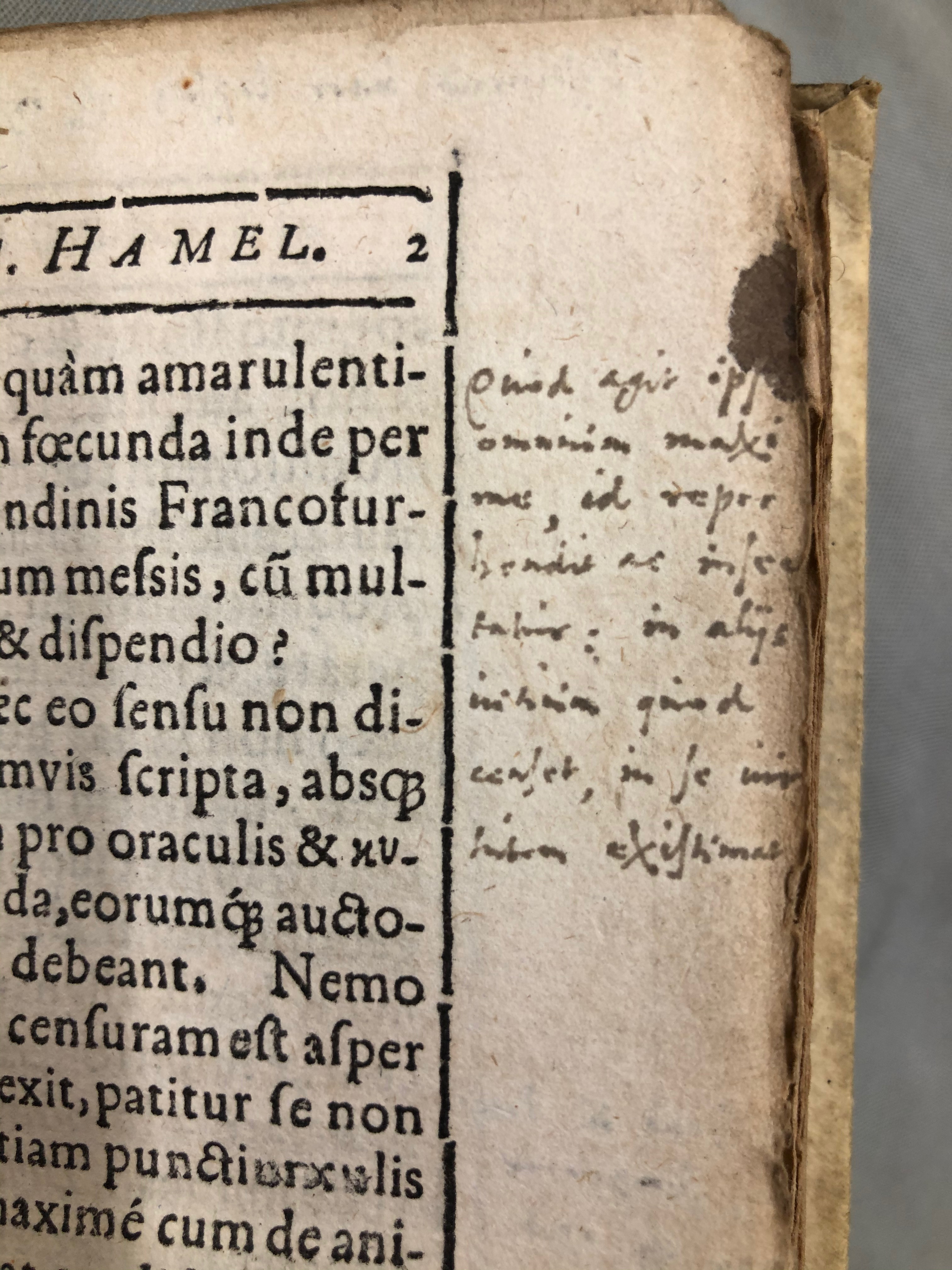 8. Emmius’ exemplaar van Giseckens Apologia, fol. 2r08. Emmius’s copy of Gisecken’s Apologia, fol. 2r08. Emmius’ Exemplar von Giseckens Apologia, fol. 2r