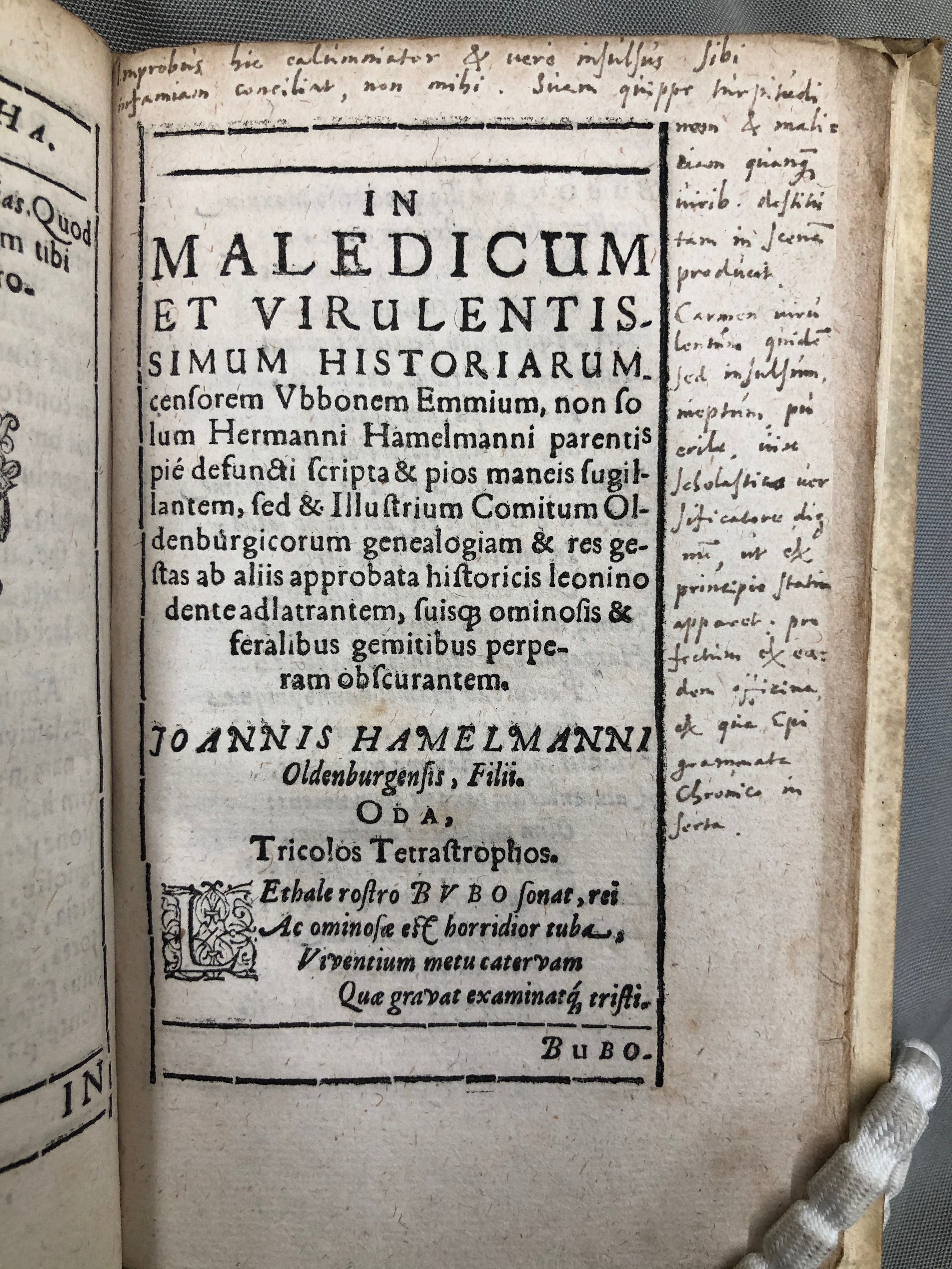 15. Emmius’s copy of Gisecken’s Apologia, fol. 64r