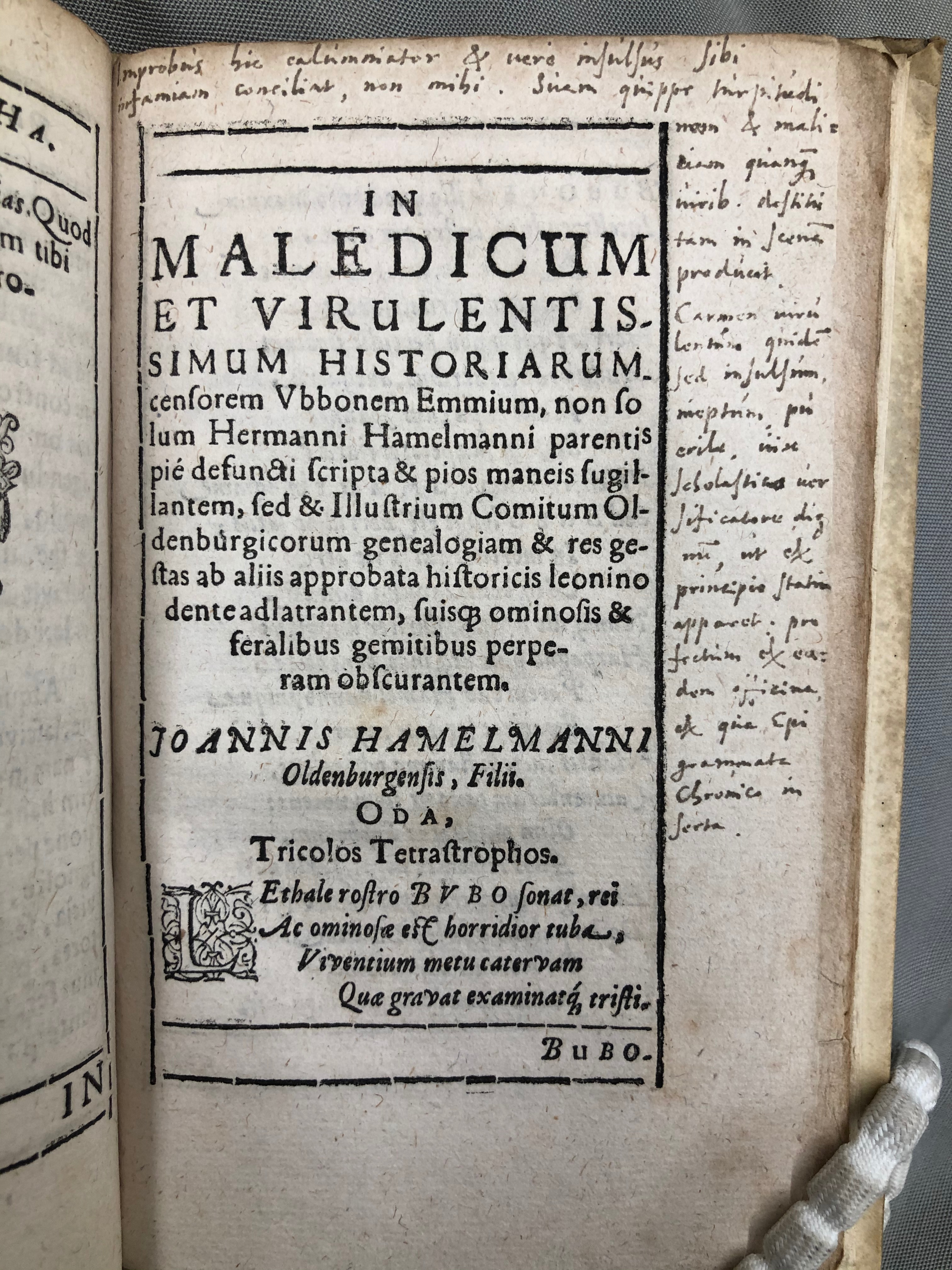 15. Emmius’ exemplaar van Giseckens Apologia, fol. 64r15. Emmius’s copy of Gisecken’s Apologia, fol. 64r15. Emmius’ Exemplar von Giseckens Apologia, fol. 64r