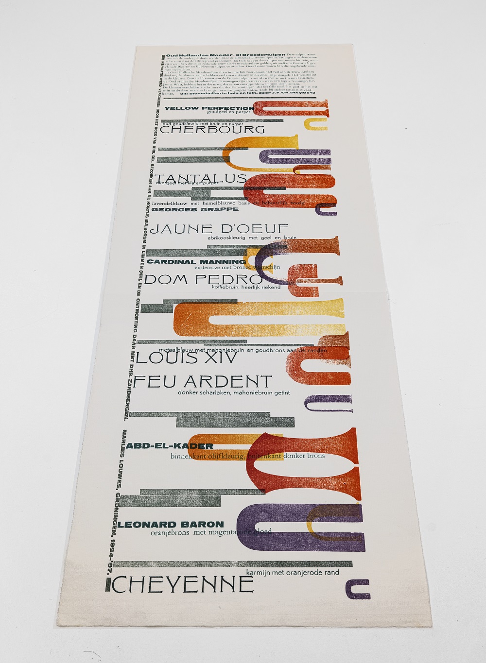 ‘Oud Hollandse Moeder- of Breedertulpen’, plano, Marlies Louwes (1997)