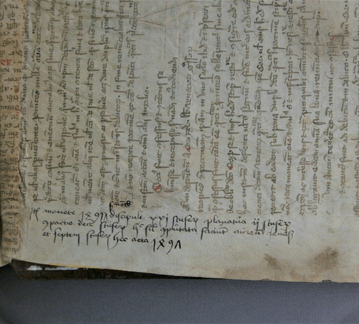 Inscriptie van Hilbrand Wissinck in zijn exemplaar van Johannes Herolts Sermones Discipuli de tempore et de sanctis. Inc. 104