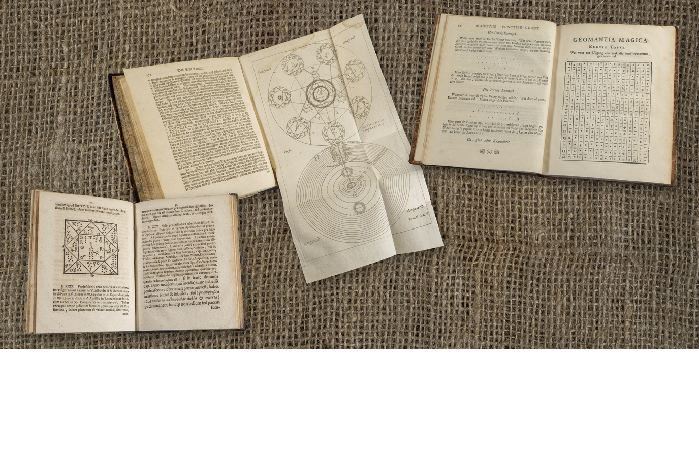Nauta leek in het bijzonder interesse te hebben voor geomantie, want in zijn collectie zijn veel boeken over dit onderwerp te vinden. Geomantie is een vorm van waarzeggerij waarbij de waarzegger vormen bestaande uit punten interpreteert die hij of zij heeft gemaakt op zand of papier.