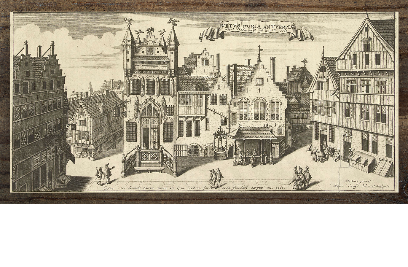 Anna Bijns (Antwerpen, 1493 – Antwerpen, 1575) groeide op in de directe omgeving van het oude stadhuis van Antwerpen (zie hierboven) en werkte er als schoolmeesteres. Bijns’ devies was: ‘Meer suers dan soets’.[7][8] (foto: Rijksmuseum, Amsterdam) 