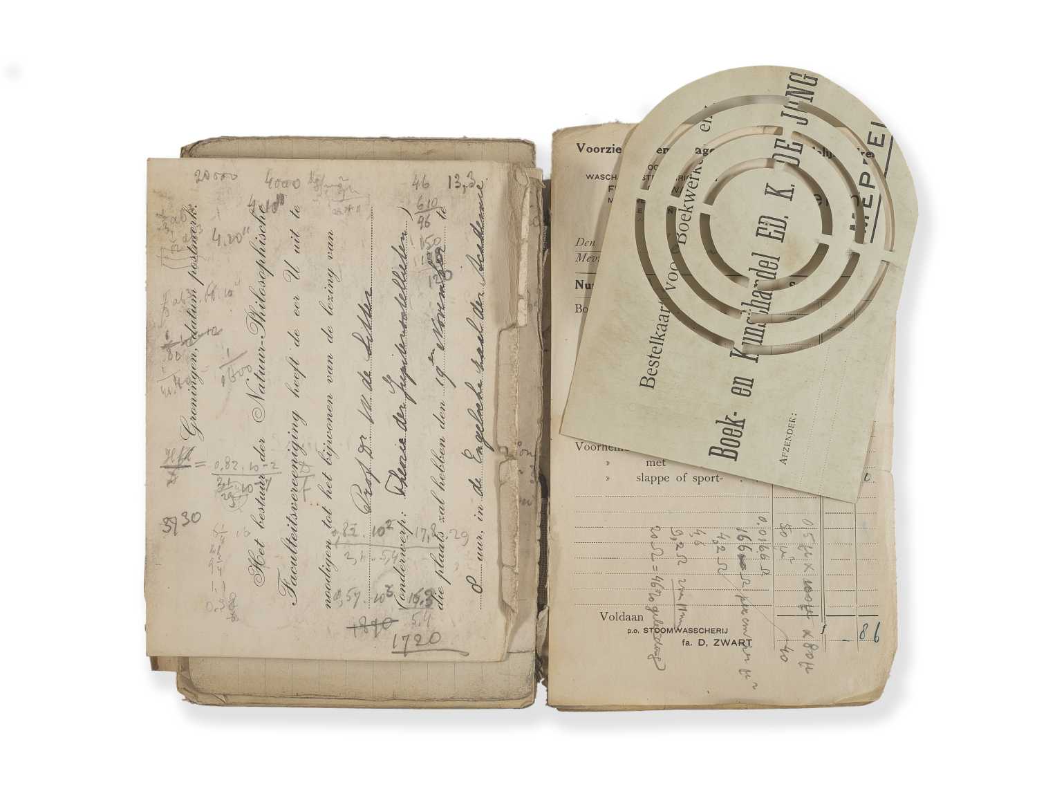 Frits Zernikes notebook