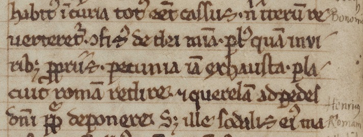 UGL ms. 116, column 12 “pecunia iam exhausta”