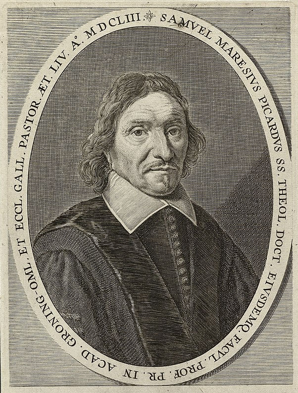 Ill. 8: Portrait of Samuel Maresius (1599–1673), professor of theology in Groningen 1643–1673. Copper engraving by Theodor Matham after a painting by Jan de Stomme (1653). Rijksmuseum Amsterdam.