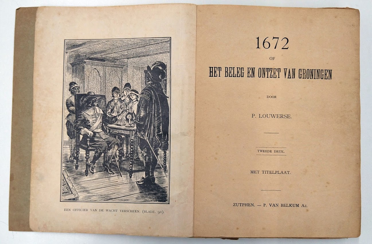 Ill. 21: Title page of the boys’ book by Piet Louwerse, with title print by Jan Wiegman. UGL, ’ep’ep g 1089