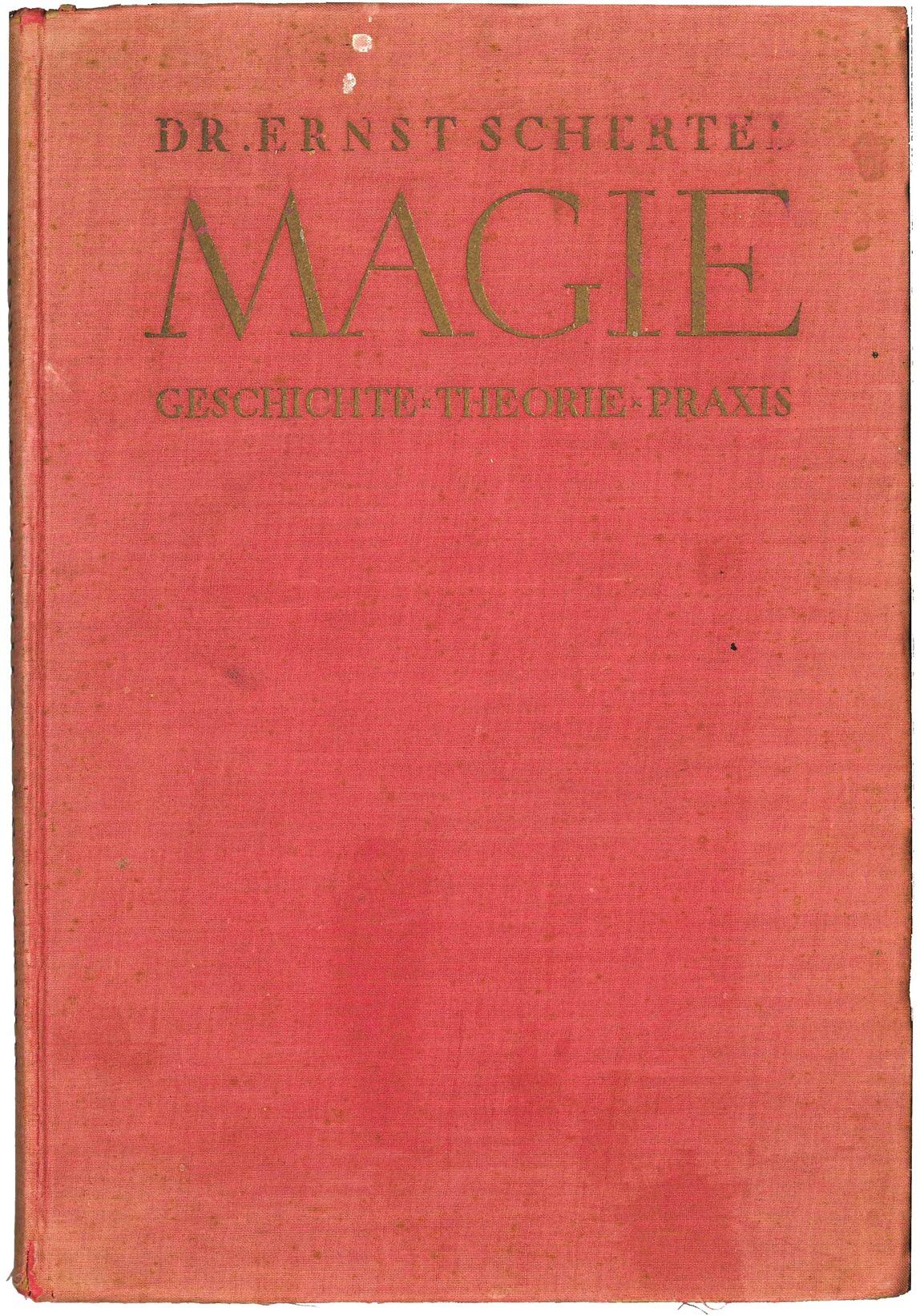 14. Ernst Schertel, Magie (1923)