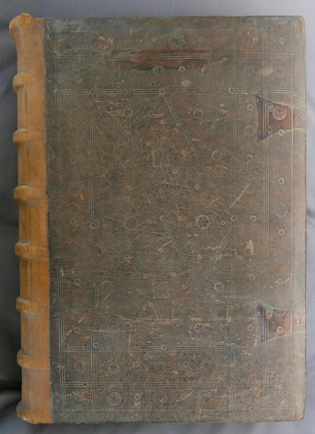 Binding commissioned by Wilhelmus Frederici for his copy of Avicenna’s Canon medicinae