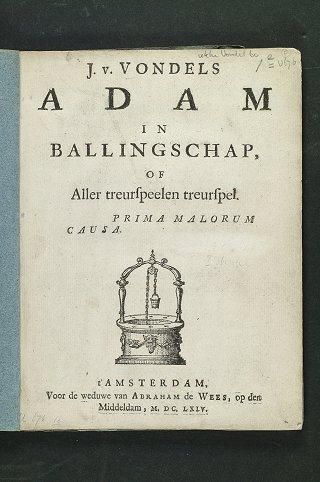 Titelpagina van de eerste editie