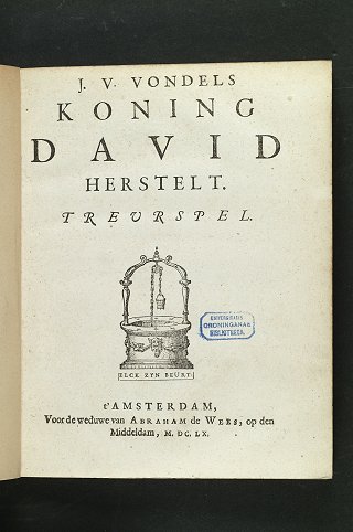 Titelpagina van de eerste editie