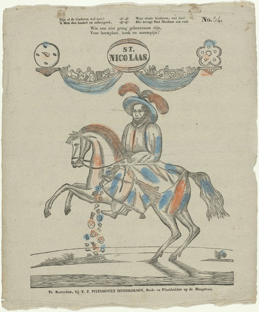 3c. Prent van vóór 1830: ‘Sint Nicolaas’ (uklu 05-20-007/030)