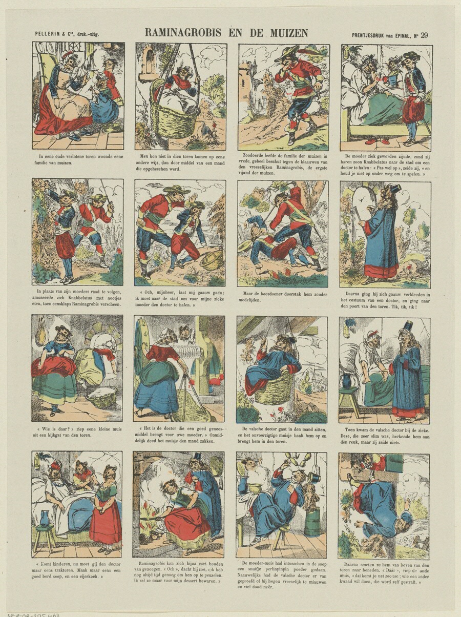 8c. Gruwelijke afbeeldingen: ‘Raminagrobis en de Muizen’ (uklu 05-21-100)