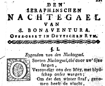 Den seraphinschen nachtegael (1674)