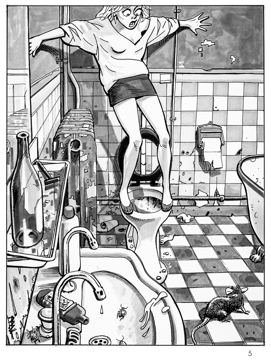 5. Een latere tekening, met grijstinten