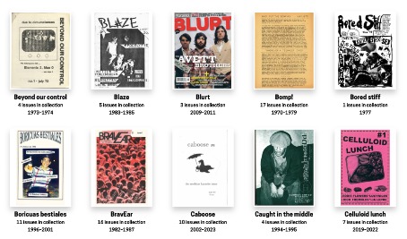 127 zines in de collectie
